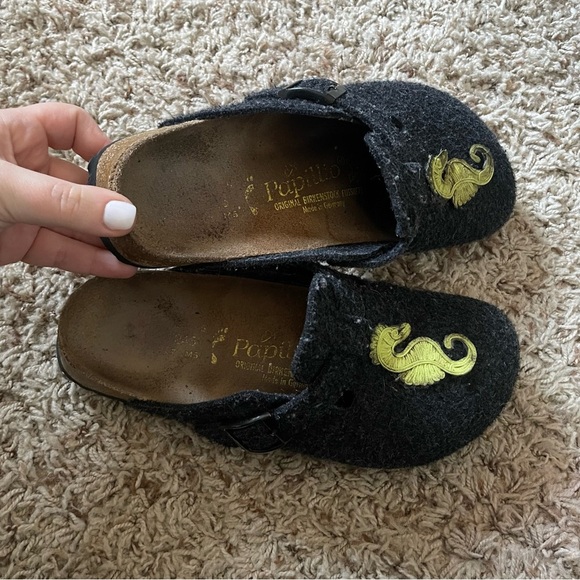 Birkenstock Papillio Boston Felt Seahorse Slip On size 7 - Picture 5 of 7